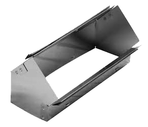 GRAY METAL 10X2-121 DUCT ELBOWS