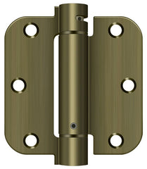 DELTANA Deltana DSH35R55 Spring Hinge 3.5x3.5 Antique Brass