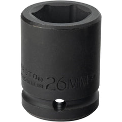 PROTO Proto J07526M Impact Socket 3/4 in Drive 26mm 6-pt