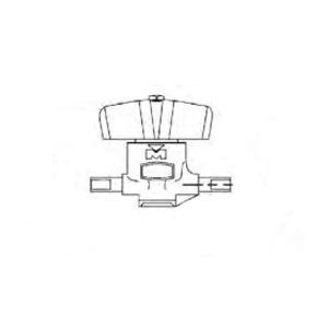 MUELLER INDUSTRIES Mueller Industries A14838 1/4 Inch Straight Valve