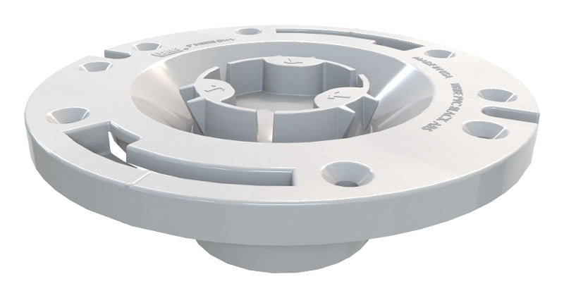 OATEY Oatey 43507 PVC Open Toilet Flange with Test Cap