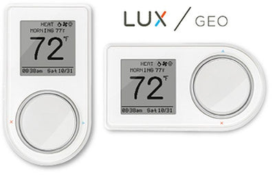 LUX Lux GEO-WH-003 Heating and Cooling WiFi Thermostat Dual Mount