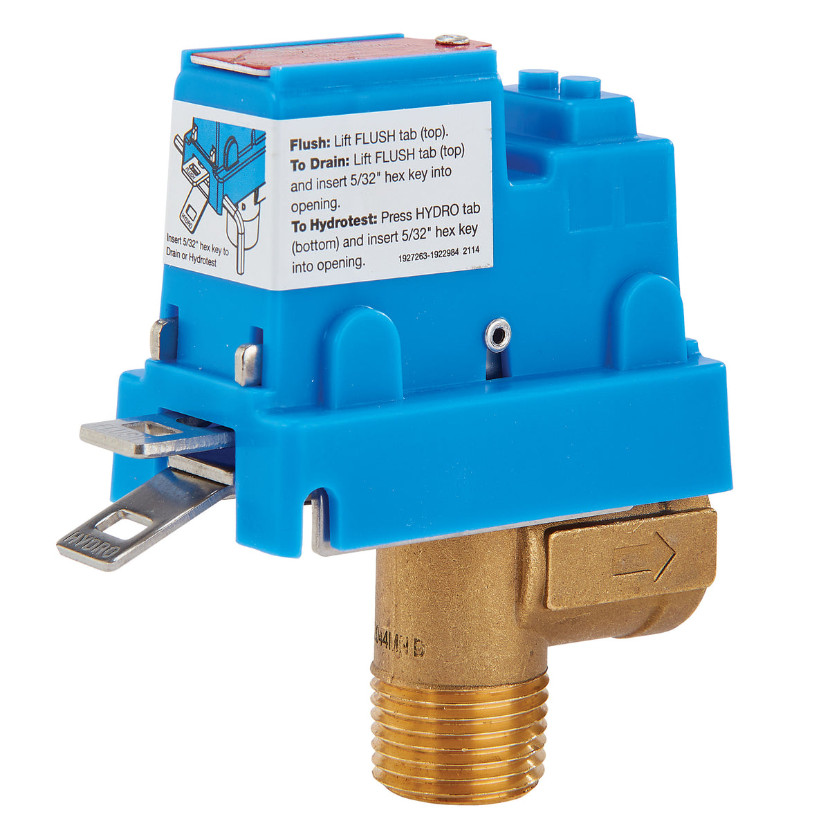 WATTS FP53L 1/2 Poppet Type Pressure Relief Valve - Fire Line Thermal Expansion Relief Valve Set @ 175 PSI 0190