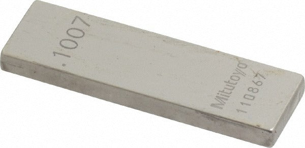 MITUTOYO Mitutoyo 611127-531 Steel Gage Block 0.1007 in Grade 0