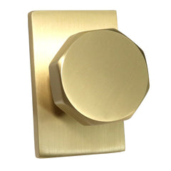 EMTEK Emtek 5112OCTUS4 Octagon Passage Knob Satin Brass