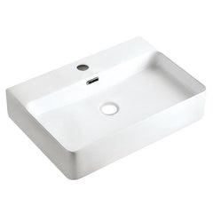 DAKOTA Dakota Plumbing Products DSE-VCTM00W-1H Vessel Sink White