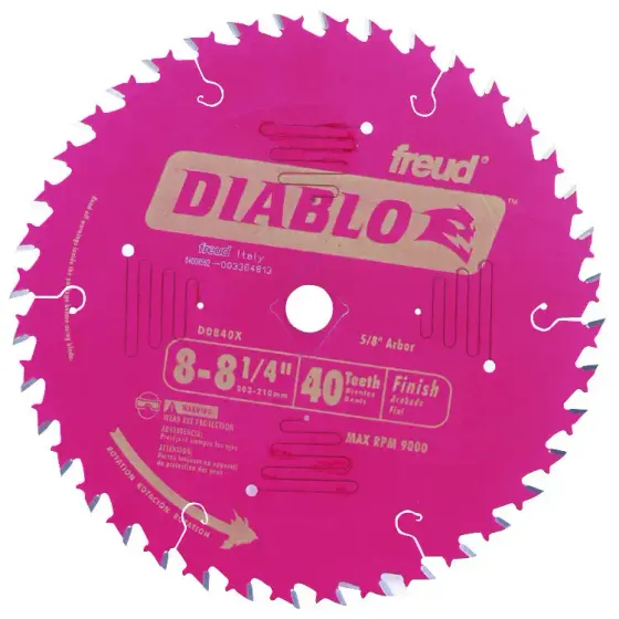 DIABLO D0840X CIRCULAR SAW BLADES