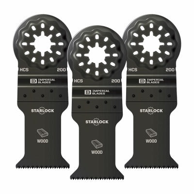 MILWAUKEE Milwaukee IBSL200-3 Starlock Wood Blade 1-3/8 in 3 Pack