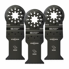 MILWAUKEE Milwaukee IBSL200-3 Starlock Wood Blade 1-3/8 in 3 Pack