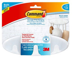 3M 3M Company BATH21-ES Bath Multi Hook 5 Lb Capacity