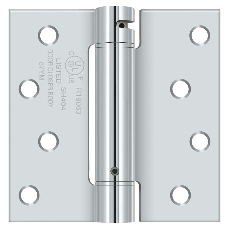DELTANA Deltana DSH44U26 Spring Hinge 4x4 Bright Chrome