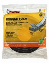 FROST KING Thermwell R516H High Density Foam Weatherstrip Tape