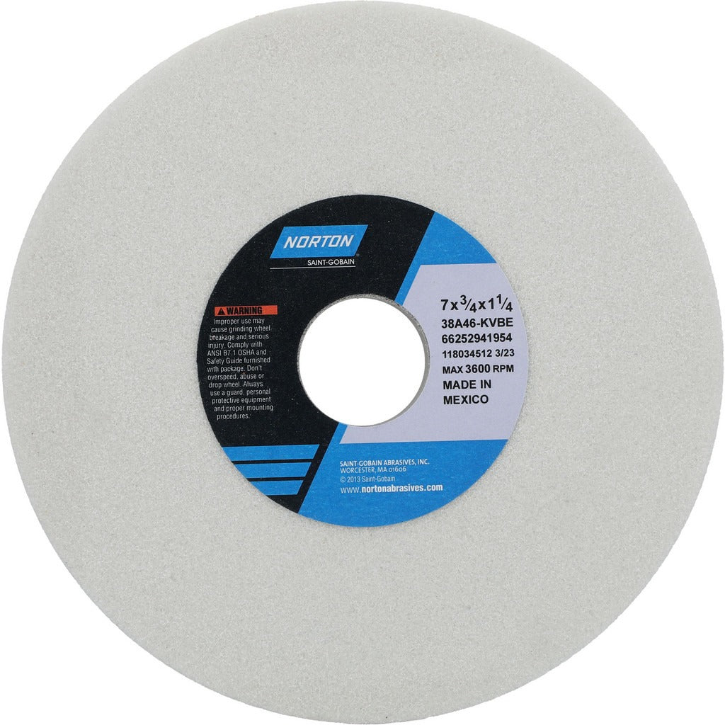 NORTON Norton 66252941954 Surface Grinding Wheel 7in 46 Grit