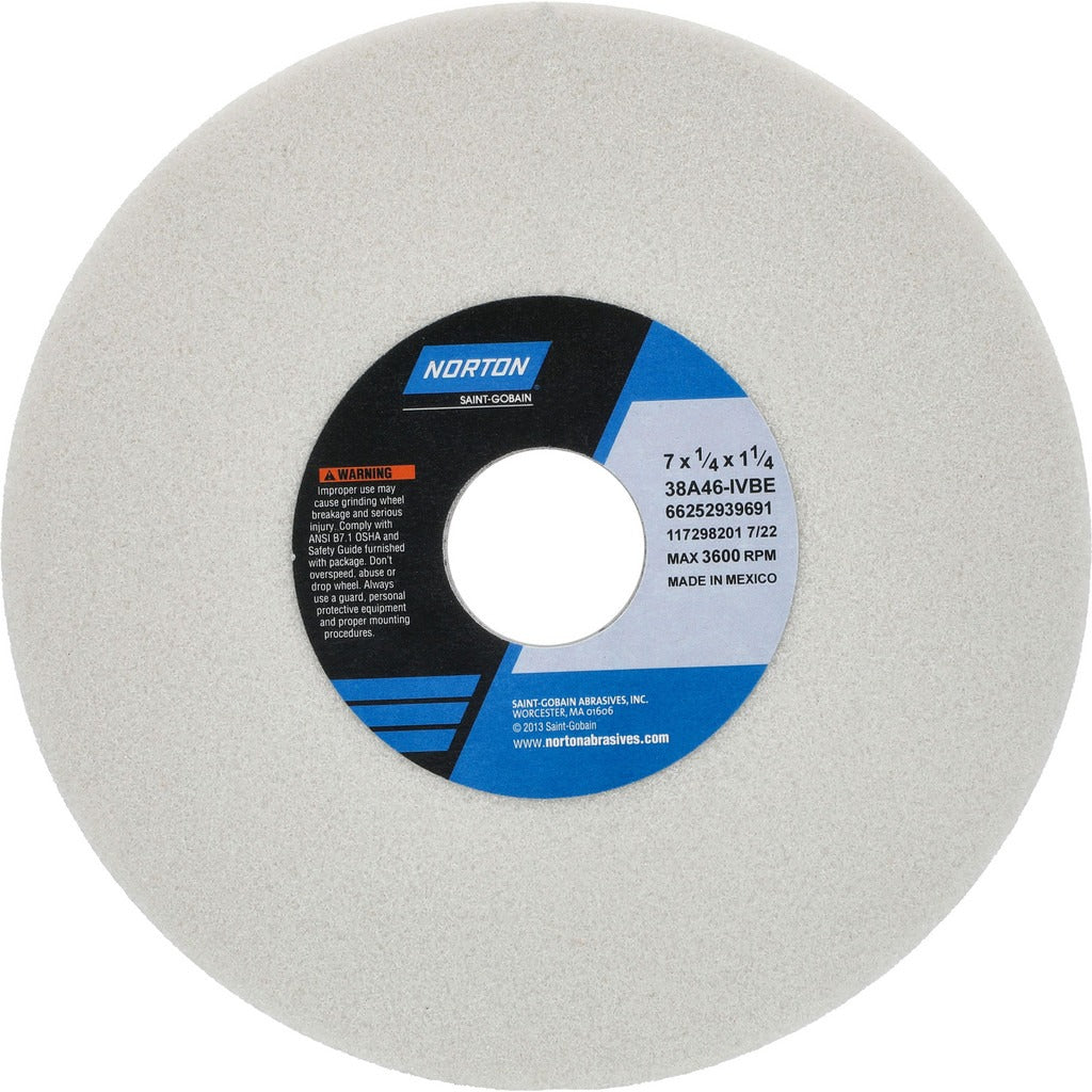 NORTON Norton 66252939691 Surface Grinding Wheel 46 Grit 7in