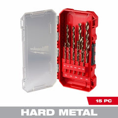 MILWAUKEE Milwaukee 48-89-2370 Cobalt Drill Bit Set 15 Piece