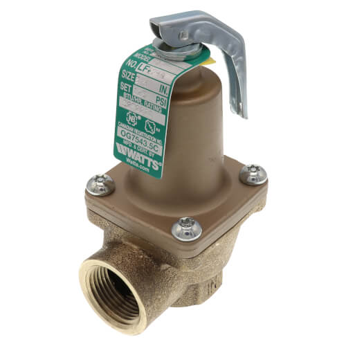 WATTS Watts 0121479 LF174A-125 Pressure Relief Valve 3/4 Inch 125 PSI