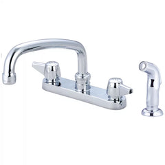 CENTRAL BRASS Central Brass 0126-A Two Handle Cast Brass Kitchen Faucet