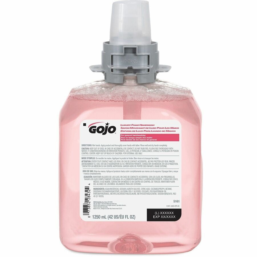 GOJO Gojo GOJ516104 FMX12 Refill Cranberry Luxury Foam Handwash 1250 mL