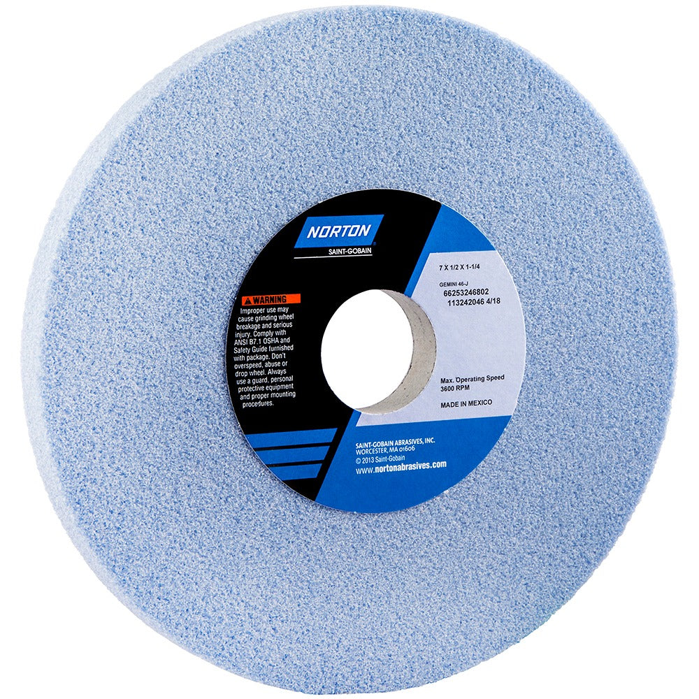 NORTON Norton 66253246802 Surface Grinding Wheel 7in 46 Grit