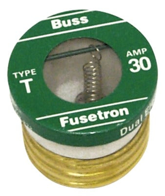 BUSSMANN Cooper Bussmann T-20 Type T Plug Fuse 20A 4 Pack