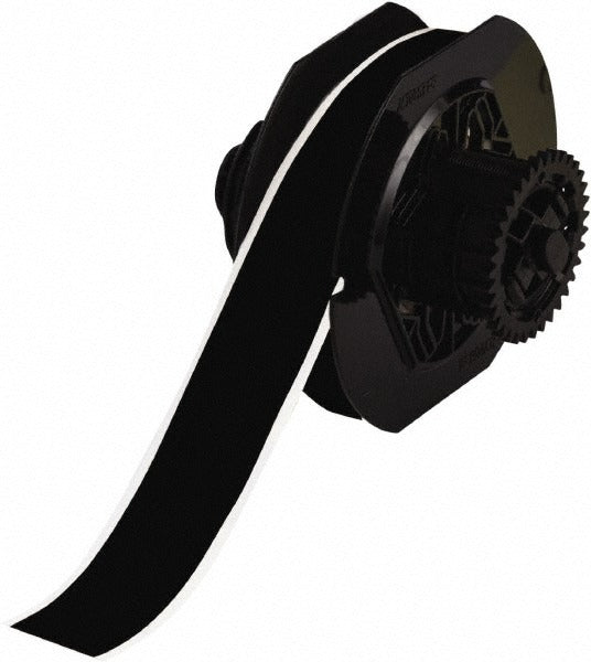 BRADY Brady 141989 Black Vinyl Tape 1.125 in X 100 Ft Label Printers