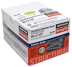 SIMPSON STRONG-TIE Simpson Strong Tie SD9212R100-R Connector Screw