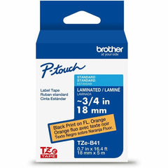 BROTHER Brother BRTTZEB41G P-touch TZeB41 laminated label tape (18 mm x 5 m, 1 pack, TZEB41G)