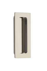 EMTEK Emtek 220304US14 Rectangular Flush Pull Polished Nickel