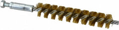 SCHAEFER BRUSH Schaefer Brush 93622 Tube Brush 0.75in Dia Brass Bristles
