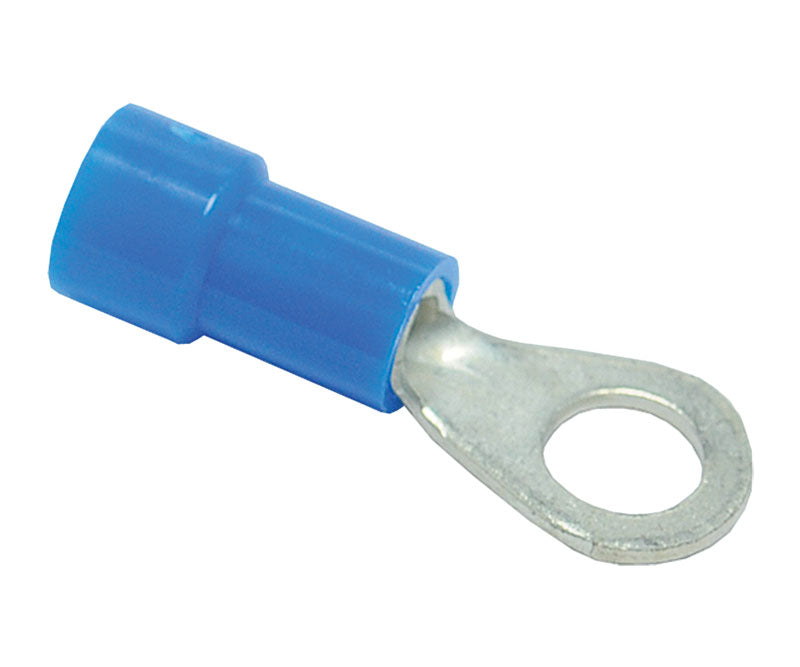 RHEEM RHEEM 455027 Insulated Ring Terminal, #10 Stud, 16-14 AWG, Blue (Pack of 50)