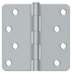 DELTANA Deltana S44R426D 4x4 Radius Corner Door Hinge Satin Chrome