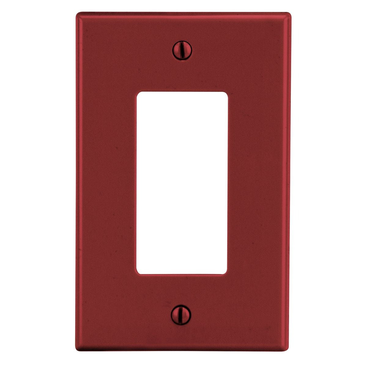 HUBBELL Hubbell P26R Wallplate 1-Gang Decorator (Standard Size)