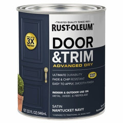 RUST-OLEUM Rust-oleum 369386 Door and Trim Paint Quart Nantucket Navy