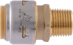 SHARKBITE Sharkbite U138LFA 3/4x1/2 Push-to-connect Mip Brass Adapter