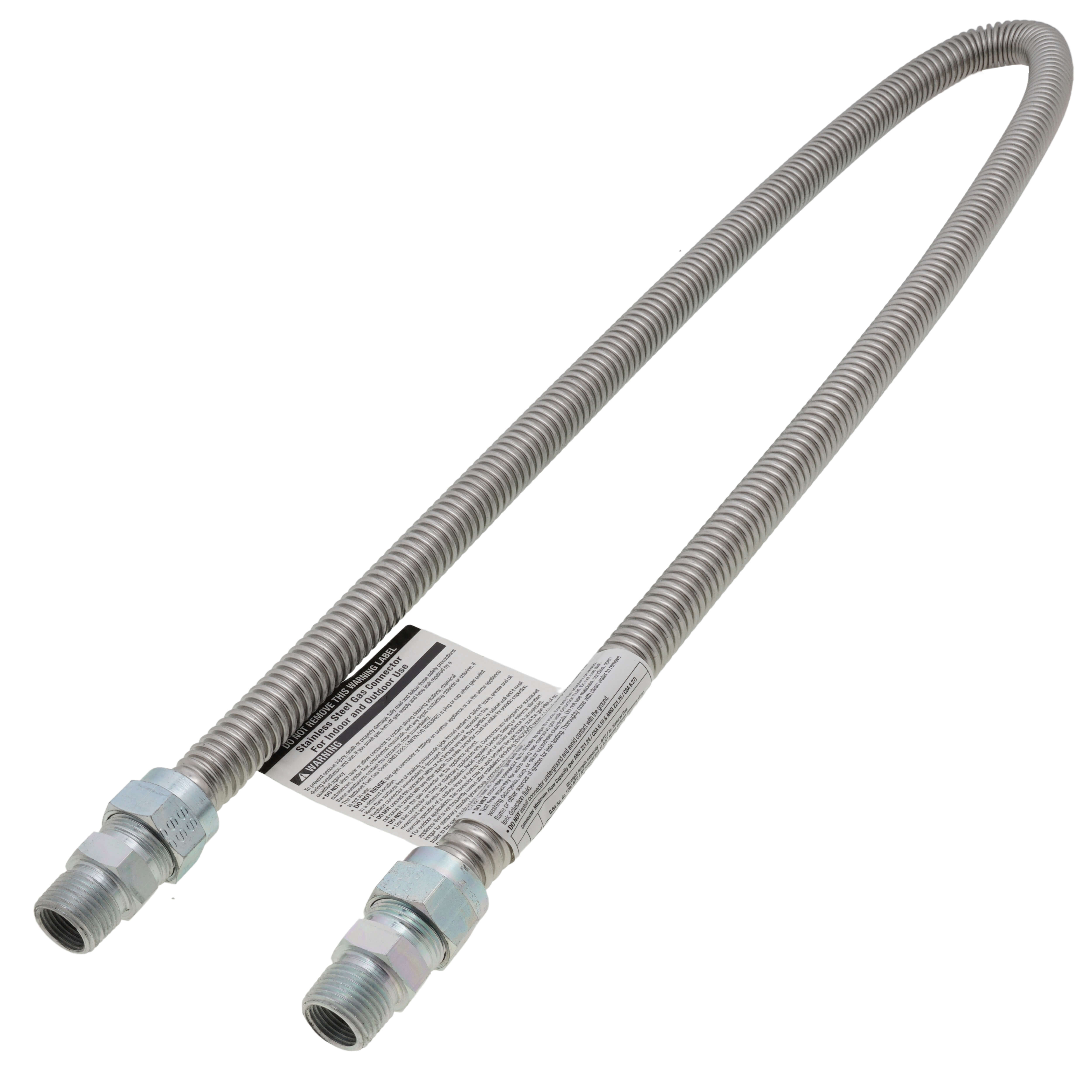 DORMONT Dormont 0240147 30 Series 1/2 in. Male Threaded 48 in. Gas Appliance Connector
