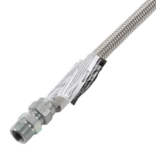 DORMONT Dormont 0240588 Model 30-4141-36 1/2 ID (5/8 OD) Stainless Steel Gas Connector 3/4 MIP (36 Length)
