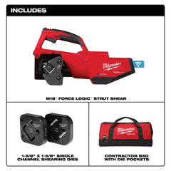MILWAUKEE Milwaukee 2933-20 M18 FORCE LOGIC Single Channel Strut Shear