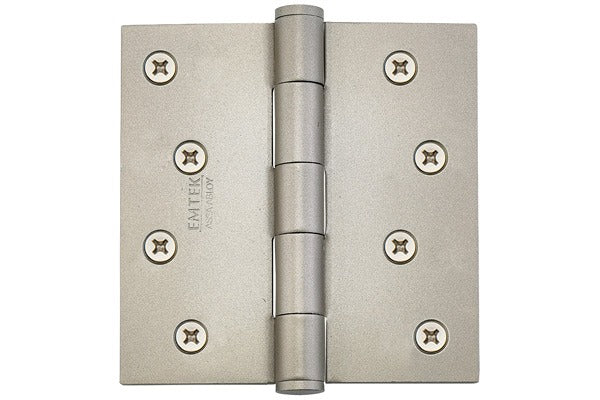 EMTEK Emtek 91014TWB Square Steel Door Hinge Pair Tumbled White Bronze