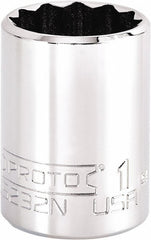 PROTO Proto J5232N 1 Inch 12-point 3/8 Drive Hand Socket