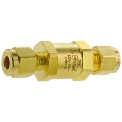 PARKER Parker 4Z-C4L-1-BN-B Check Valve 1/4 Inch Compression Brass