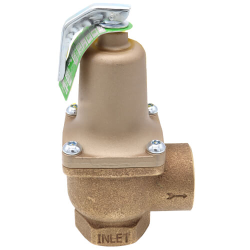 WATTS Watts 0275464 174A 1 NPT Bronze Pressure Relief Valve 150 psi 3,795,000 BTU