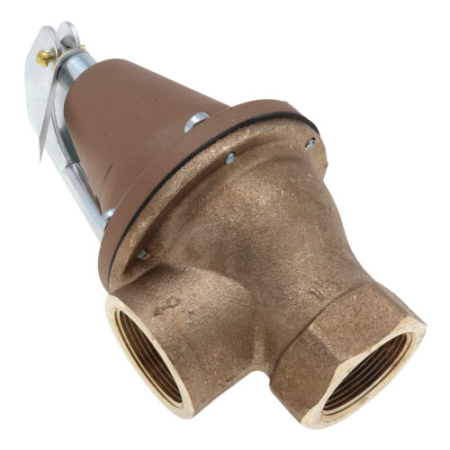 WATTS Watts 0276980 174A Bronze Pressure Relief Valve 1-1/2 NPT 125 psi