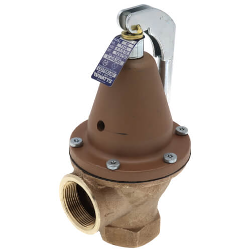 WATTS Watts 0276980 174A Bronze Pressure Relief Valve 1-1/2 NPT 125 psi