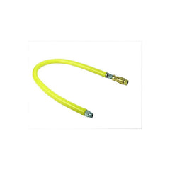 T&S BRASS T&S Brass HG-4F-48SEL Safe.T.Link Gas Hose 48 inches 1-1/4 inches NPT Swivel Quick-Disconnect 2 Elbows 5 ft Cable Kit