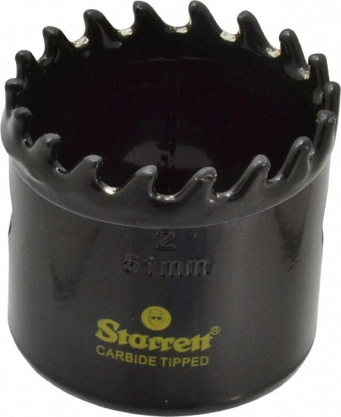 STARRETT Starrett 65624 Carbide Tipped Hole Saw 2 in 1-5/8 in Depth