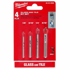MILWAUKEE Milwaukee 48-20-8988 Glass Tile Drill Bit Set 4 Piece