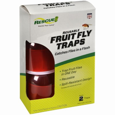 RESCUE Sterling International FFTR2-BB4 Fruit Fly Trap 2 Pack