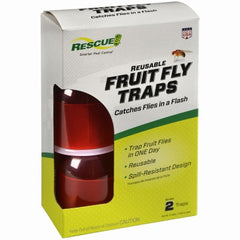 RESCUE Sterling International FFTR2-BB4 Fruit Fly Trap 2 Pack