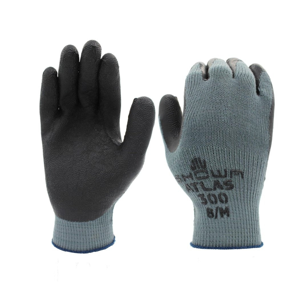 SHOWA Showa 300bxl-10.rt Latex Palm Coated Work Glove Xl