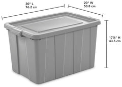 STERILITE Sterilite 16796A04 Tuff1 Storage Tote 30 Gallon (Pack of 4)